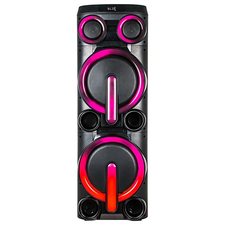 boxa portabila 2x10" bluetooth/aux/usb + mic wireless uhf